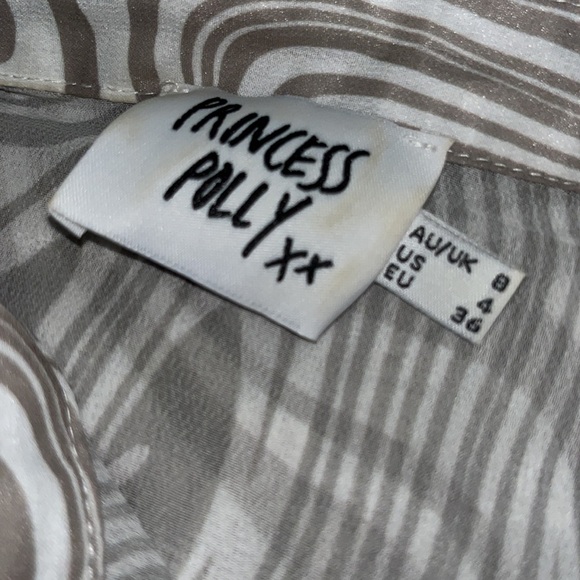 Princess Polly Hayden button down swirl shirt - Picture 4 of 6